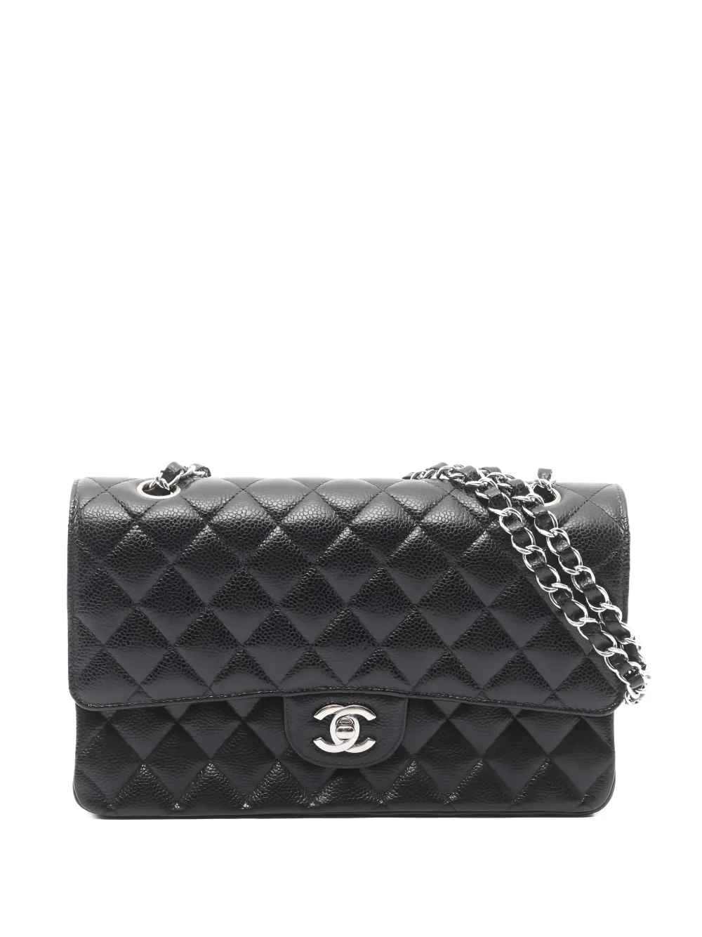 CHANEL Pre-Owned 2021s chain-strap matelassé shoulder bag - Nero