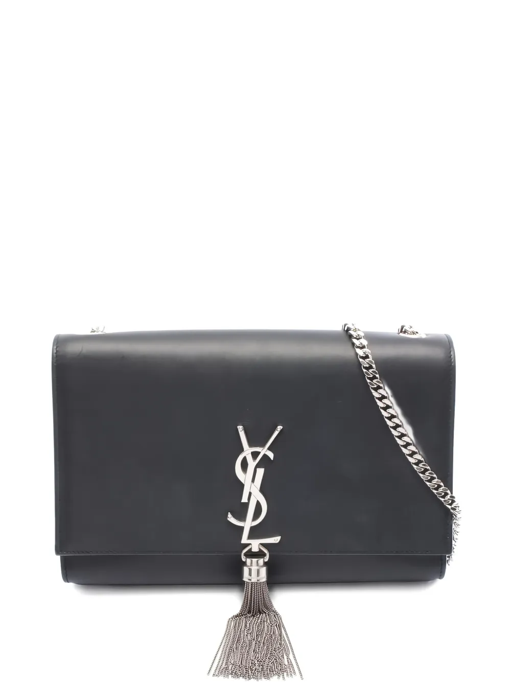 Saint Laurent Pre-Owned Borsa a spalla Kate con monogramma anni 2000 - Nero