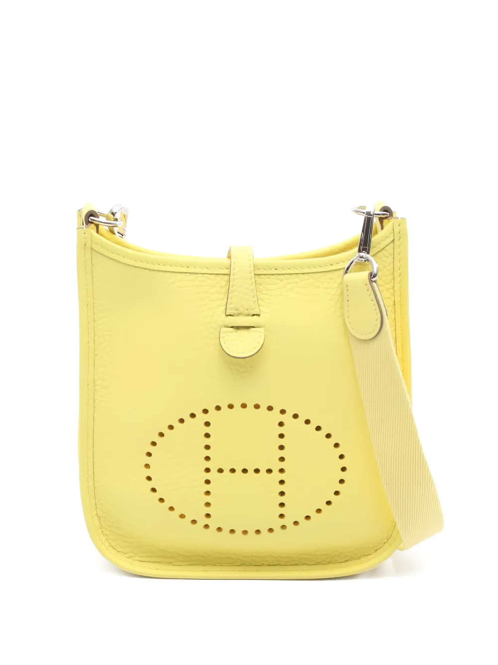 Hermès Pre-Owned 2024 TPM Evelyn leather shoulder bag - Yellow