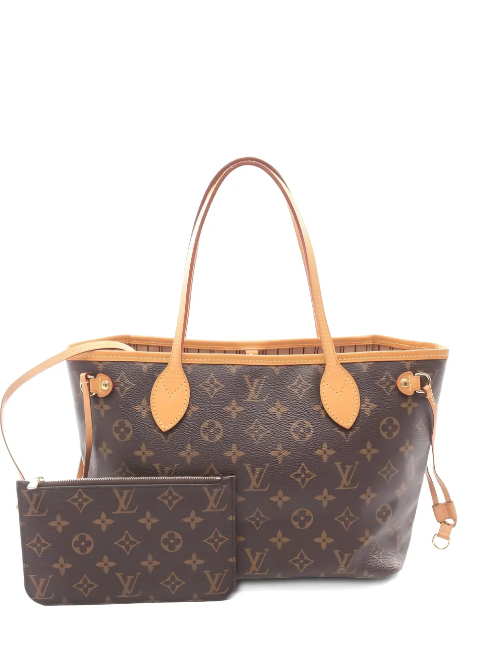 Louis Vuitton Pre-Owned Borsa tote Neverfull PM in pelle con monogramma 2015 - Marrone