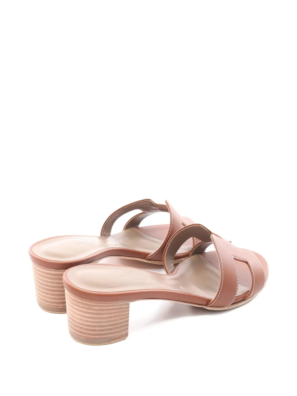 Herm&egrave;s Pre-Owned Oasis leren sandalen - Bruin