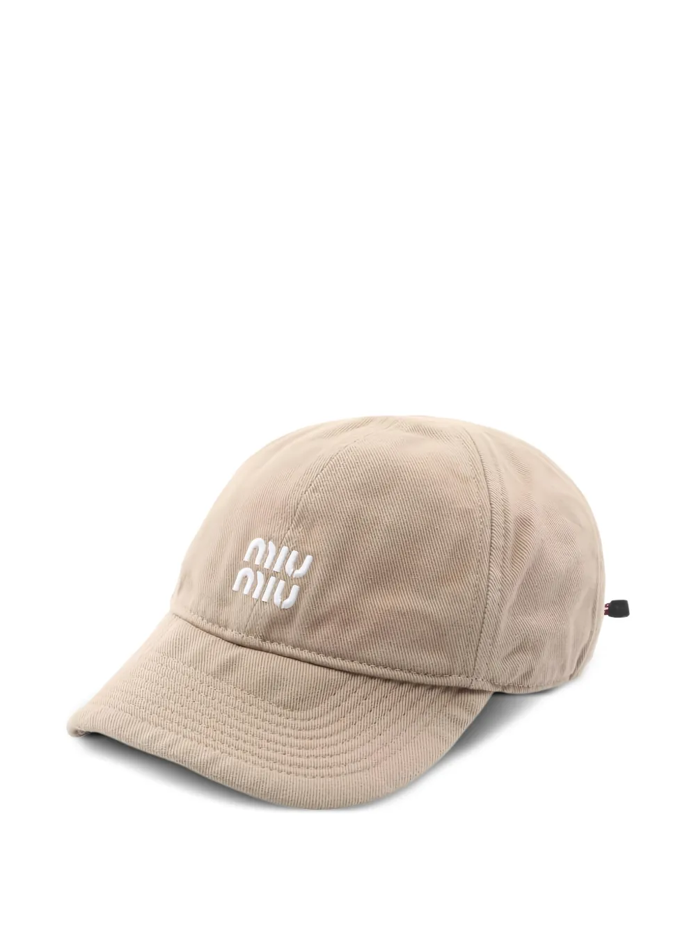 Miu Miu Pre-Owned Cappello da baseball denim con logo - Toni neutri