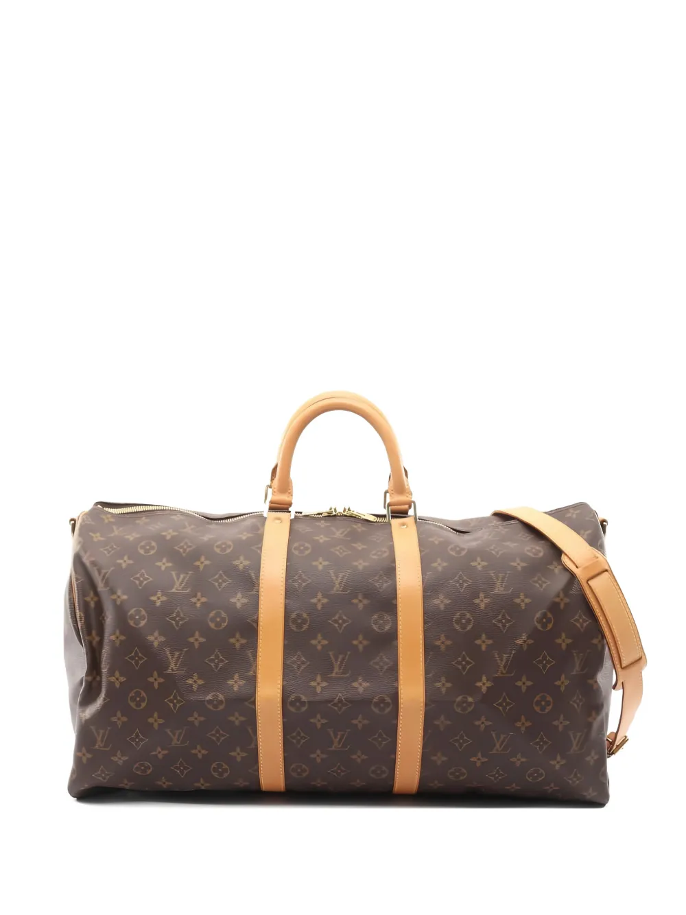 Louis Vuitton Pre-Owned 2000s Keepall Bandouliere Reisetasche mit Monogramm 55cm - Braun