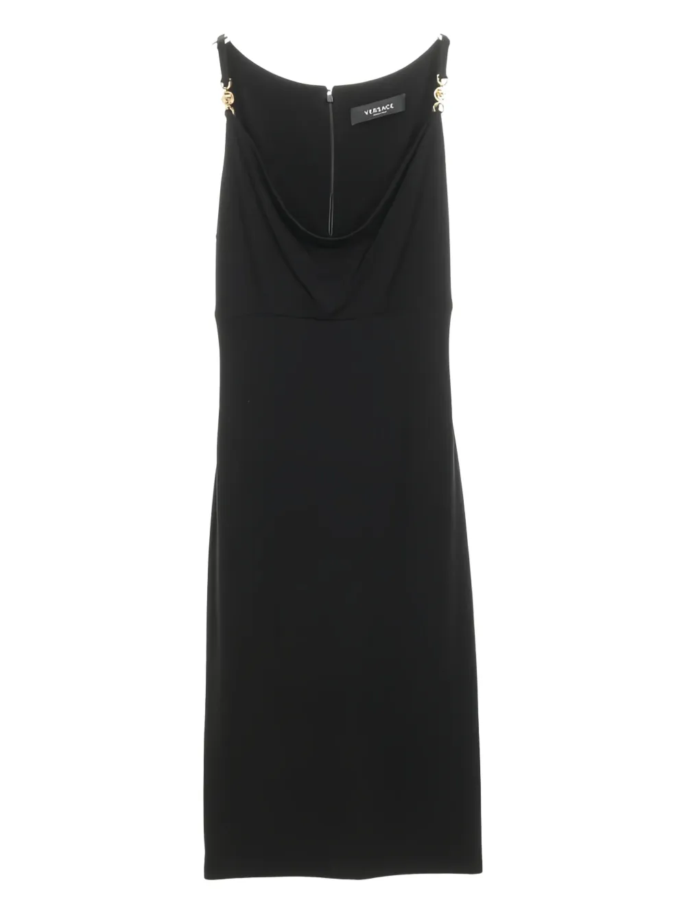 Versace Pre-Owned Trägerkleid mit U-Ausschnitt - Schwarz