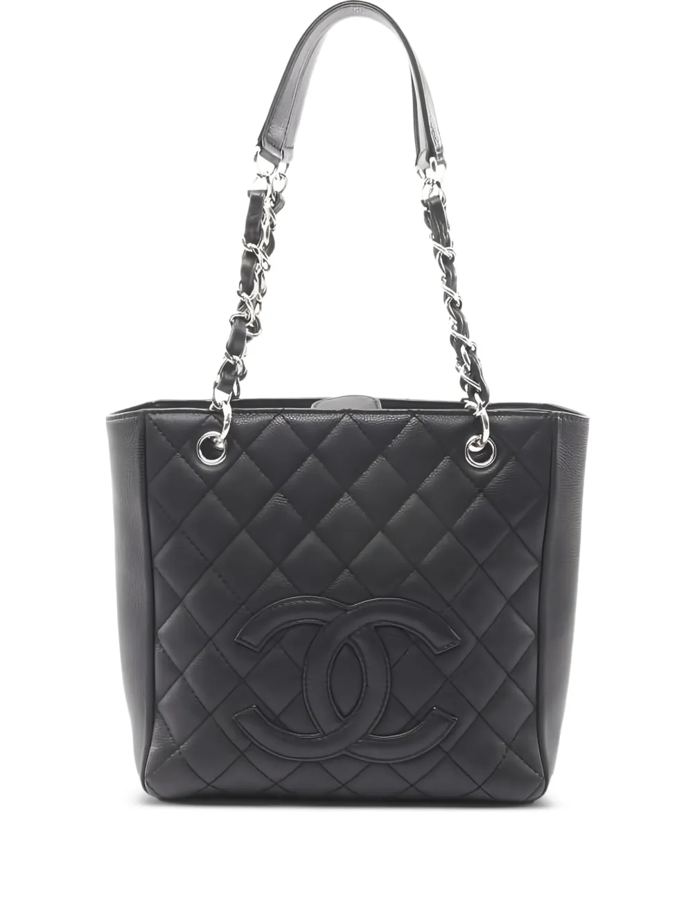 CHANEL Pre-Owned 2008-2009 quilted tote bag - Nero