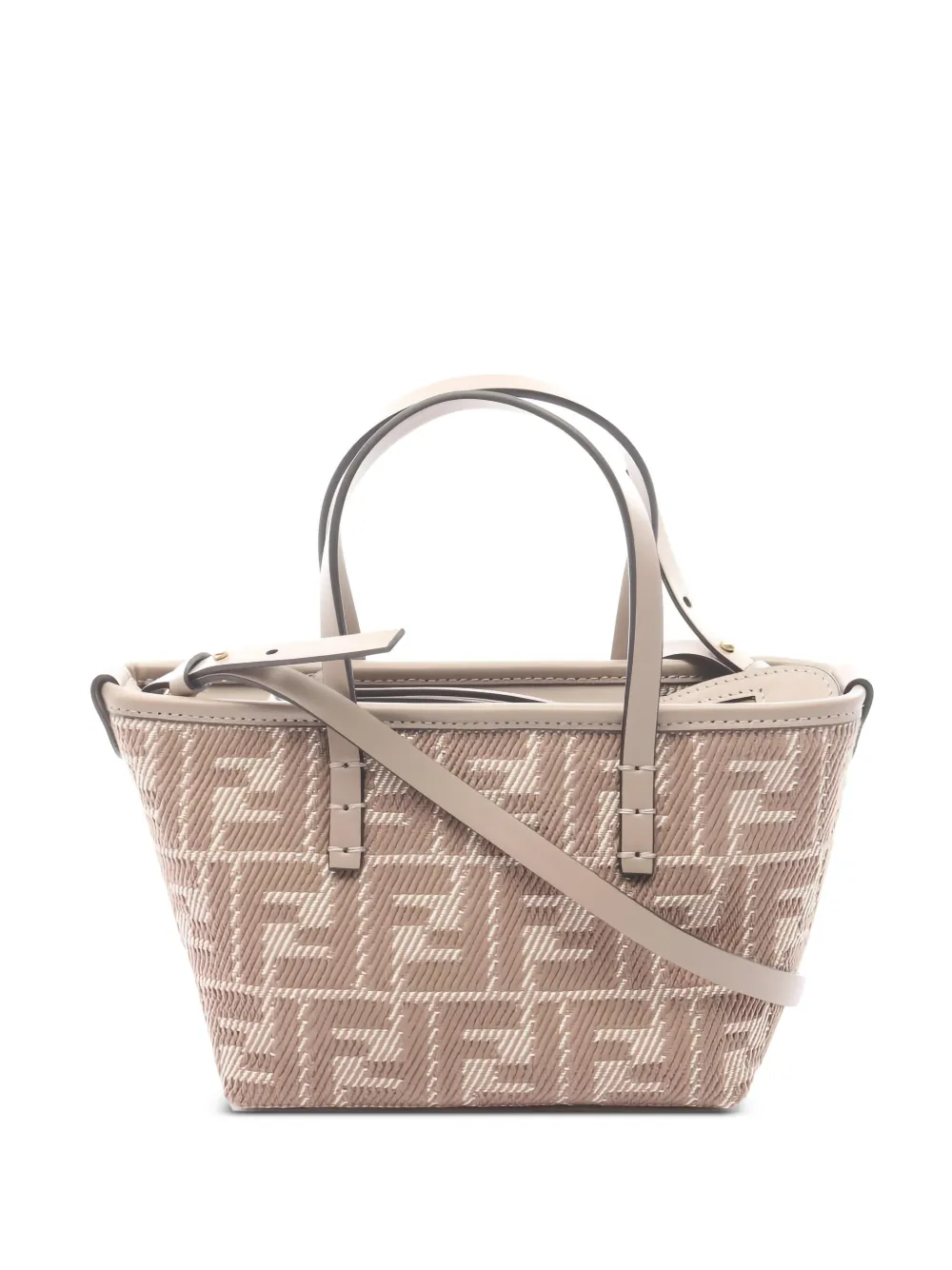 Fendi Pre-Owned 2020s mini Roll handbag - Toni neutri
