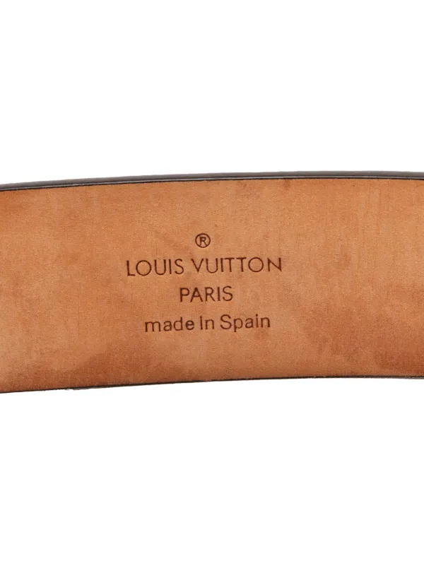Louis Vuitton Pre-Owned 2004 ダミエ エベヌ サンチュール ベルト