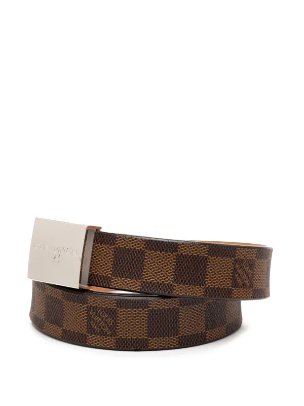 Louis Vuitton Pre-Owned 2004 ダミエ エベヌ サンチュール ベルト