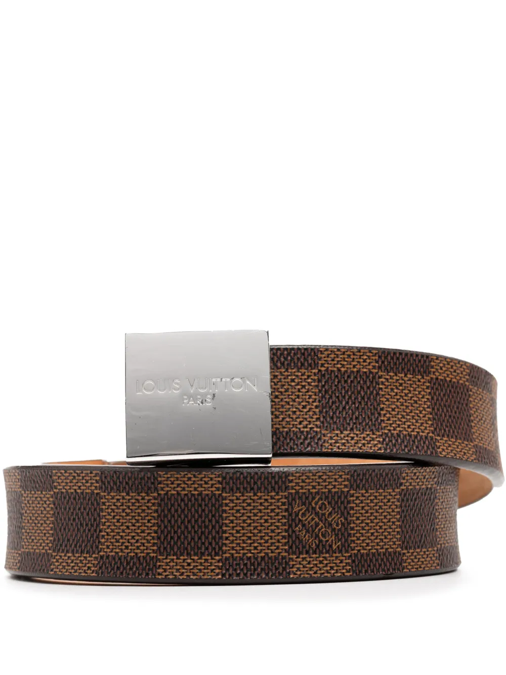 Louis Vuitton Pre-Owned Cintura Damier Ebène Ceinture 2004 - Marrone