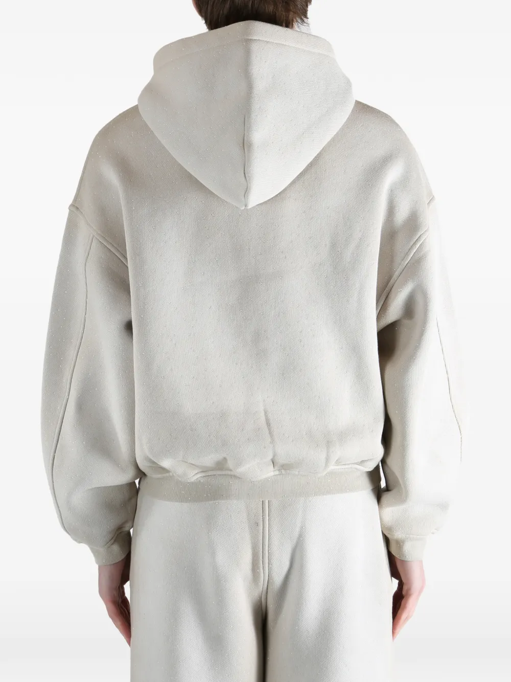 Alexander Wang hoodie met rits Beige