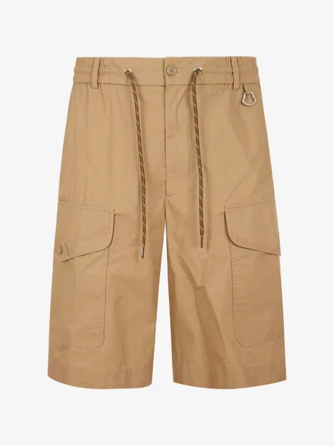 Moncler logo-patch cargo shorts