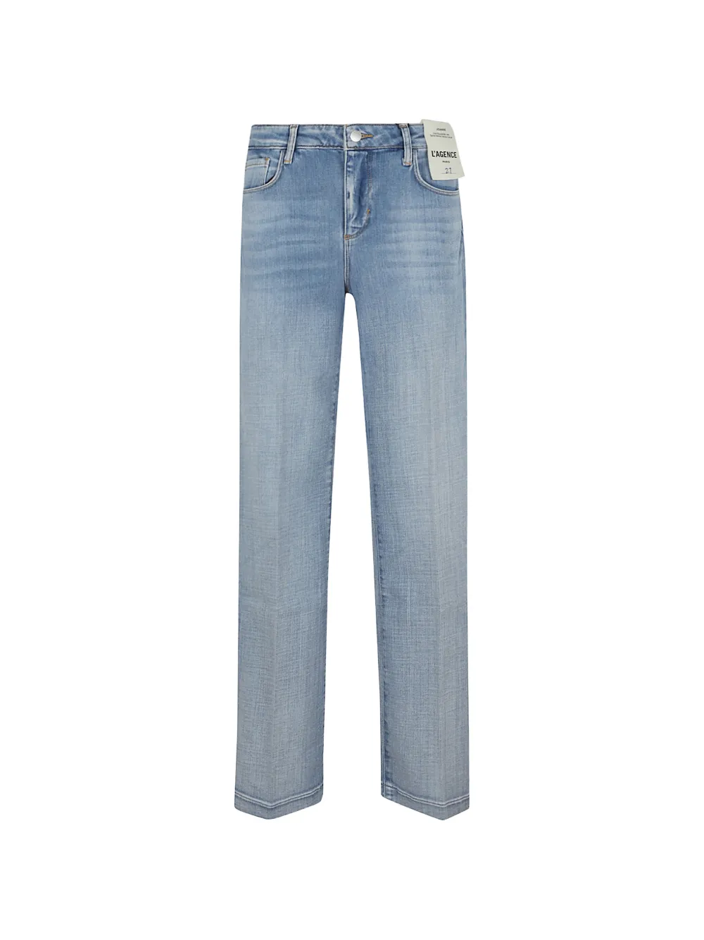L'Agence Joanne faded wide-leg jeans - Blu