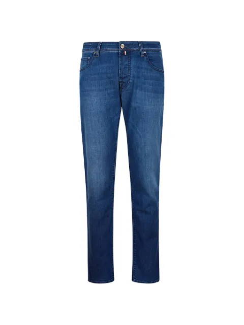Jacob Cohën logo-patch straight-leg jeans