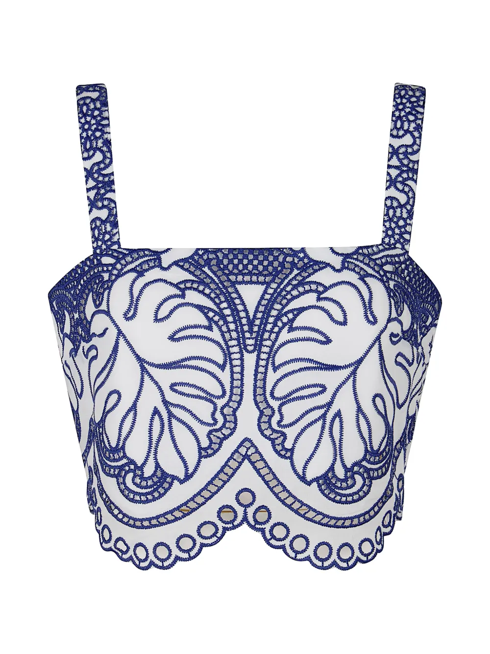 Borgo De Nor Delia embroidered top - Bianco
