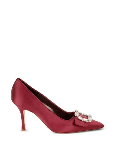 Manolo Blahnik Hangisi crystal-buckle pumps