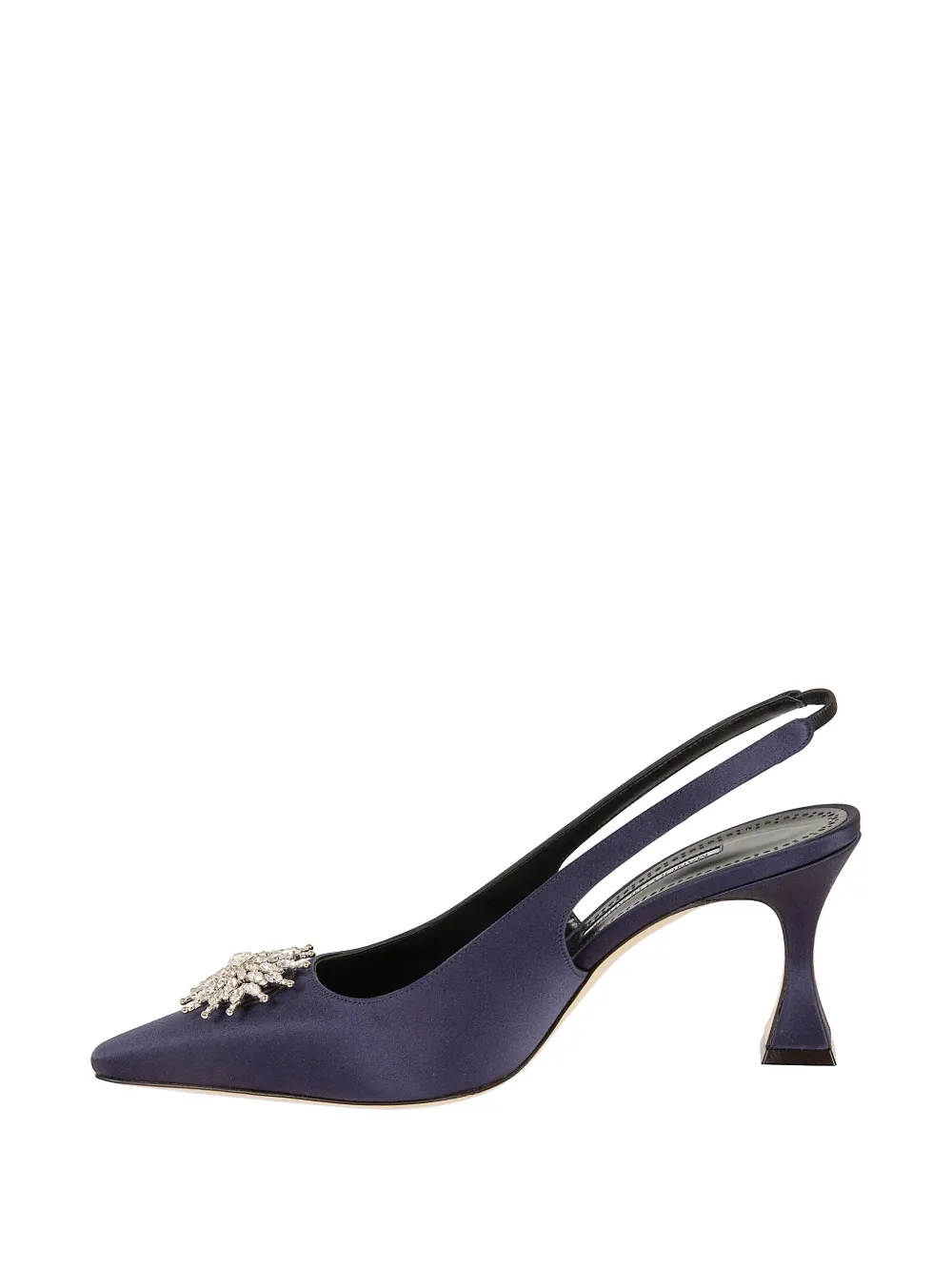 Manolo Blahnik crystal-embellished Ronconasli pumps Blauw