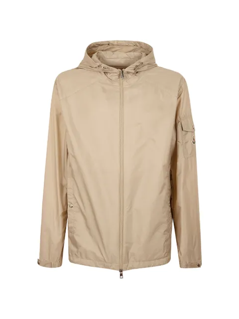 Moncler Etiache logo-patch hooded jacket