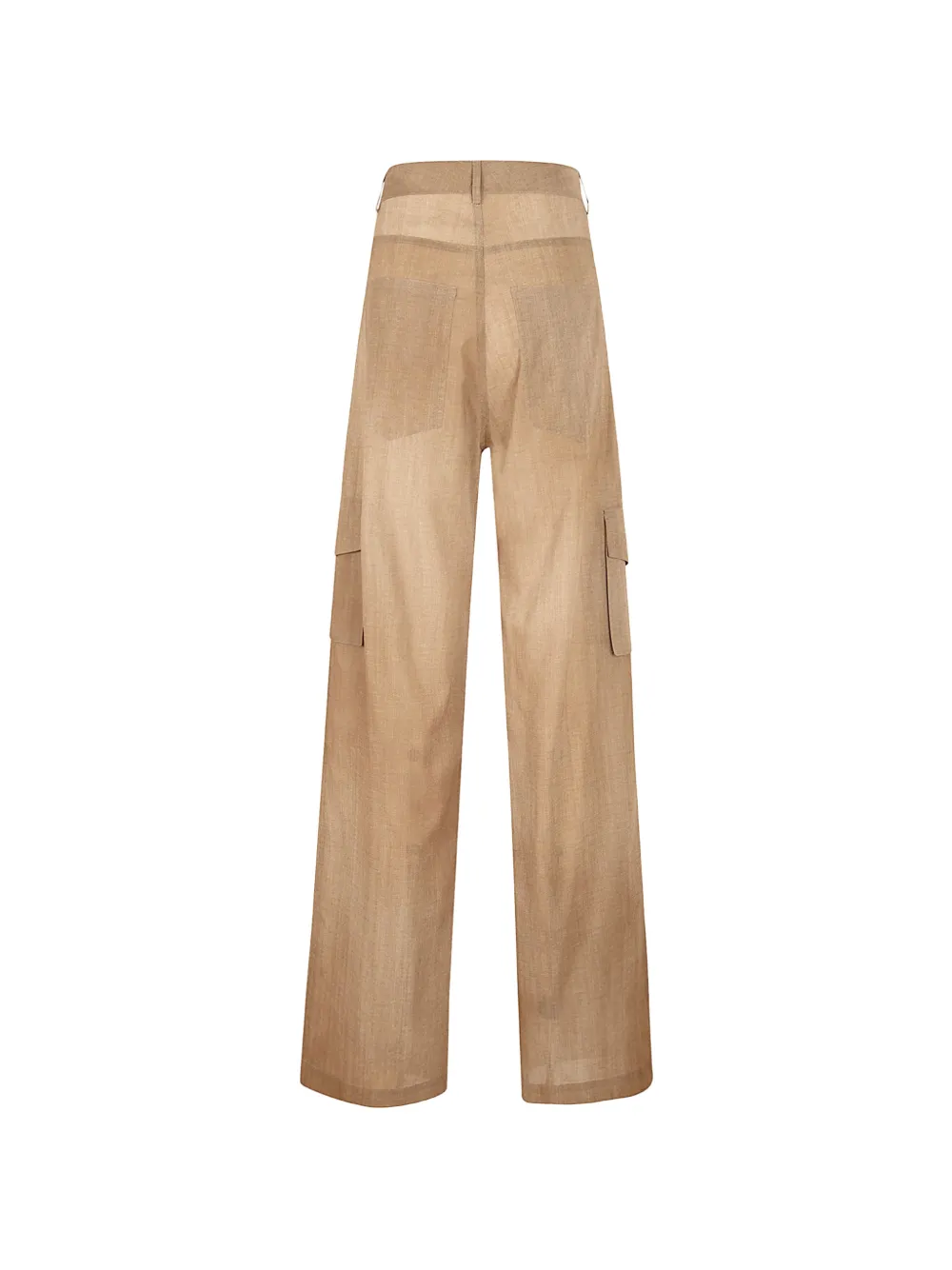 Ermanno Scervino Cargo broek met doorzichtig vlak Bruin