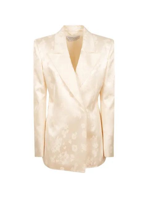 Gabriela Hearst blazer con motivo floral en jacquard