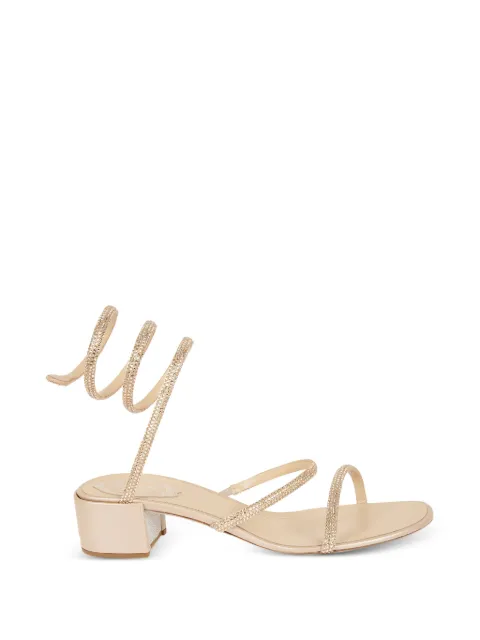 René Caovilla Cleo crystal-embellished sandals
