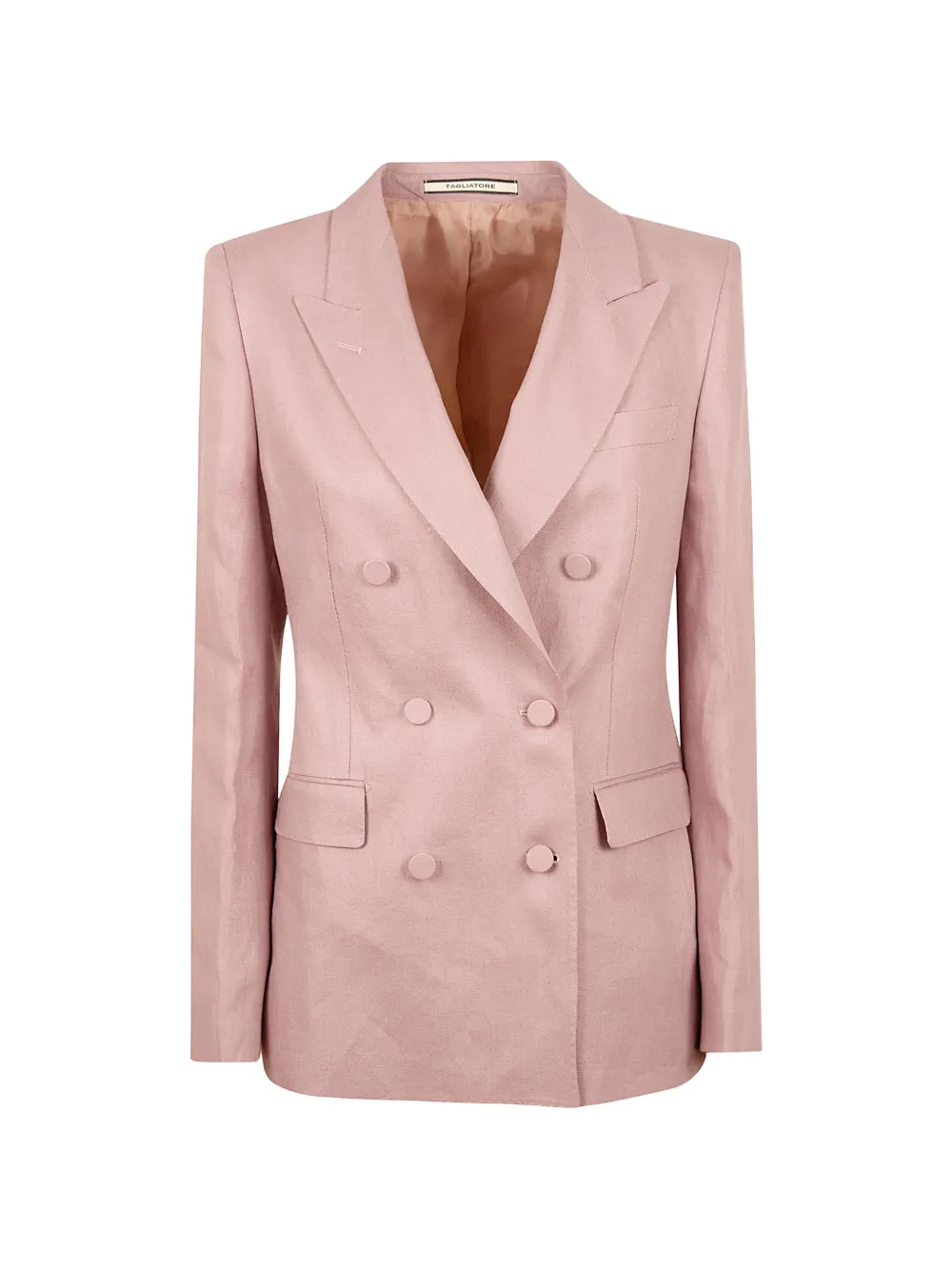 Tagliatore double-breasted peak-lapel blazer - Pink