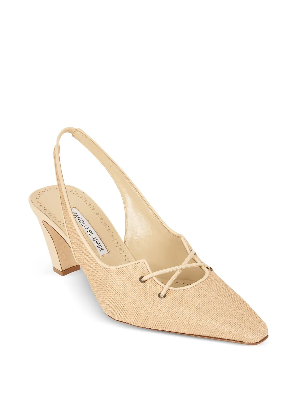  Manolo Blahnik Zapatos De Tacón Con Cordones - Neutro 
