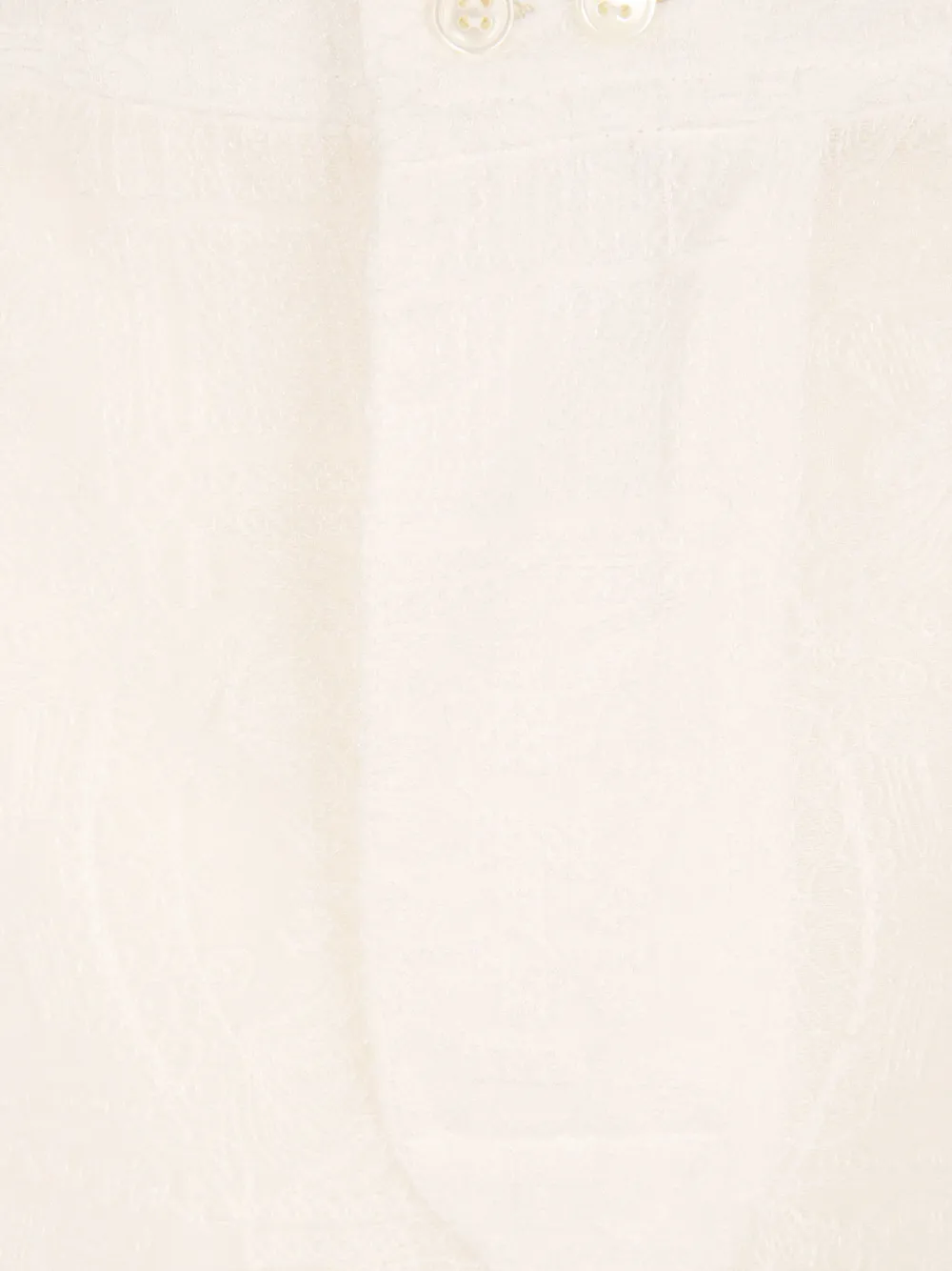 Ermanno Scervino Geplooide shorts met paisley-jacquard Wit