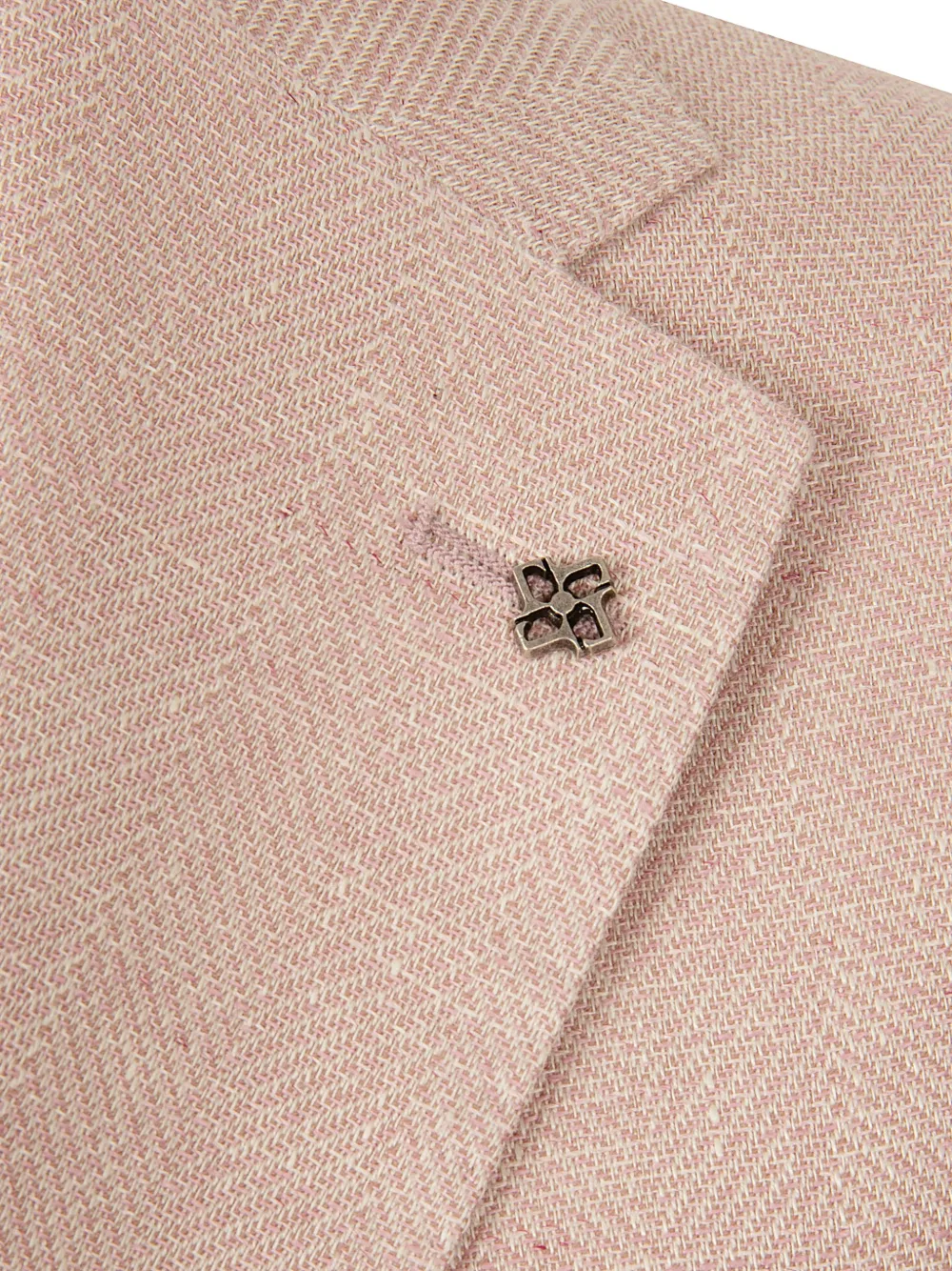 Tagliatore Blazer met visgraatpatroon Roze