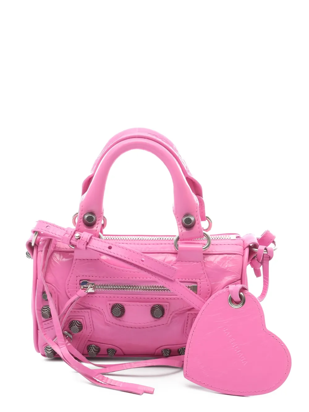 Balenciaga Pre-Owned 2020s nano Le Cagole leather tote bag - Pink