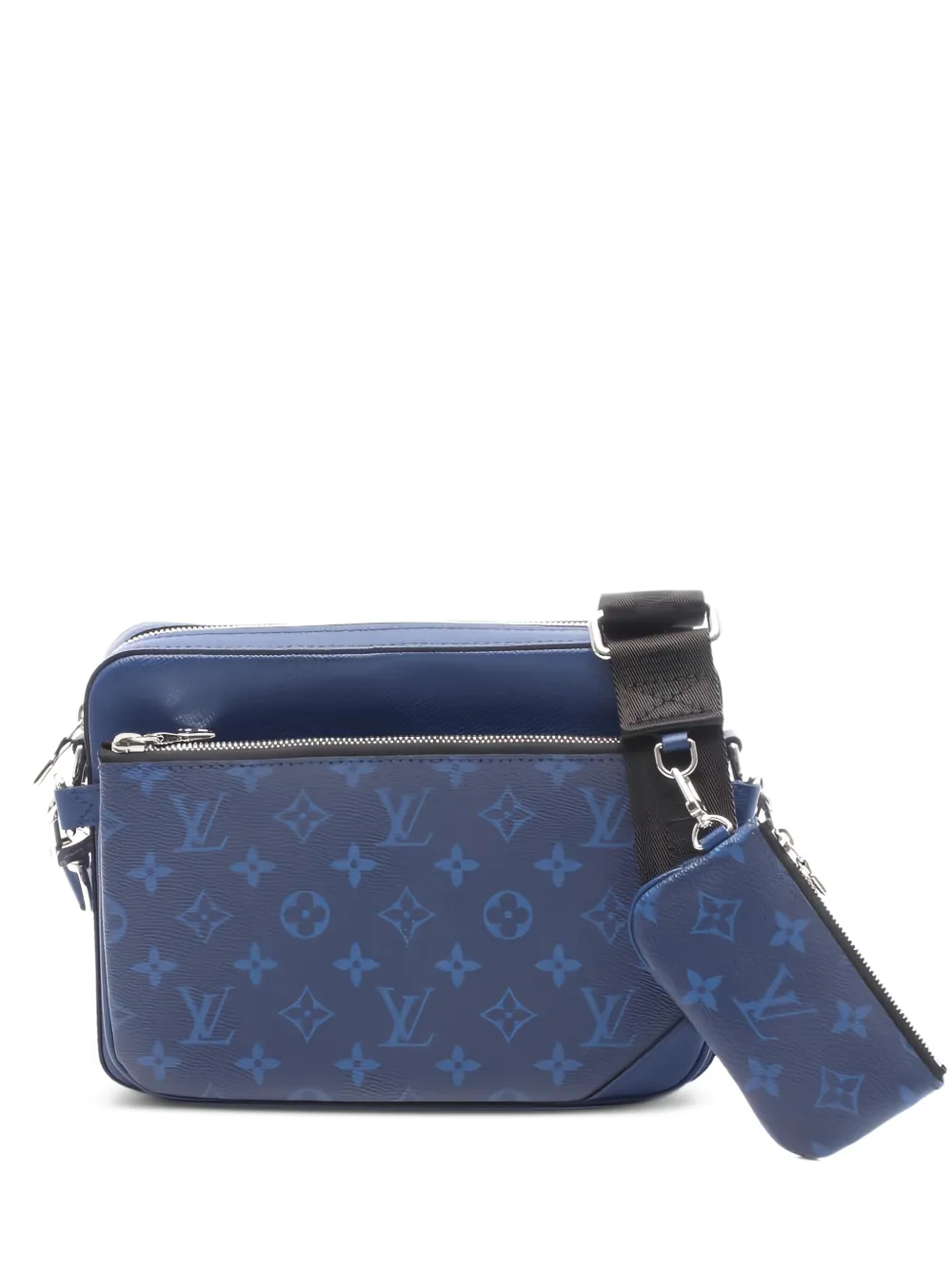 Louis Vuitton Pre-Owned Borsa messenger Trio anni 2010 - Blu