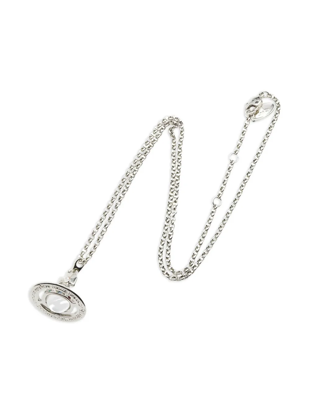 Vivienne Westwood Pre-Owned Collana con pendente Orb anni 2020 - Argento