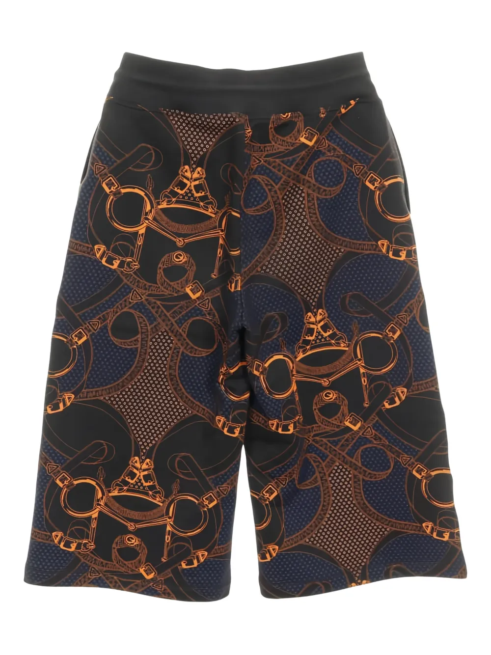 Herm&egrave;s Pre-Owned 2010s Eperon D'or Bandana shorts met trekkoord - Zwart