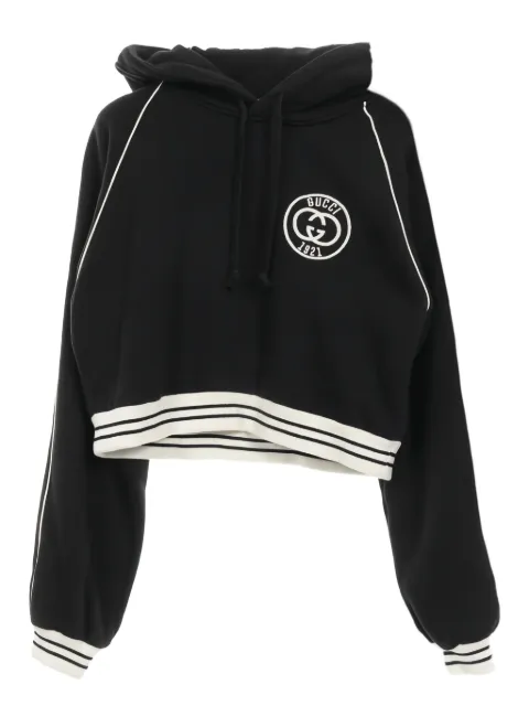 Gucci Pre-Owned 2010s logo-embroidered hoodie