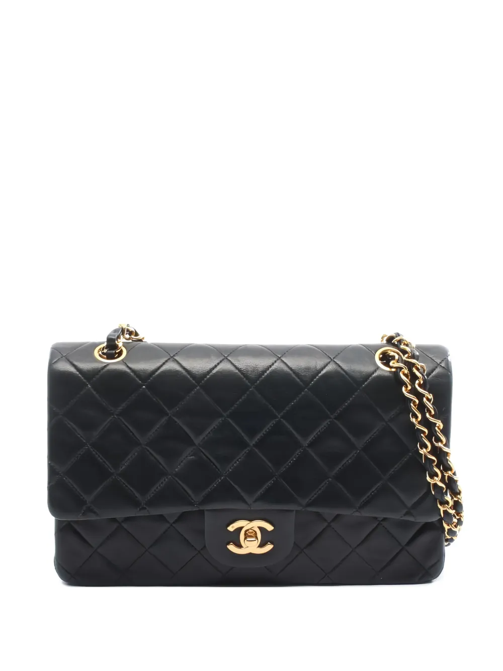 CHANEL Pre-Owned 1997-1999 Double Flap matelasse quilted shoulder bag - Nero