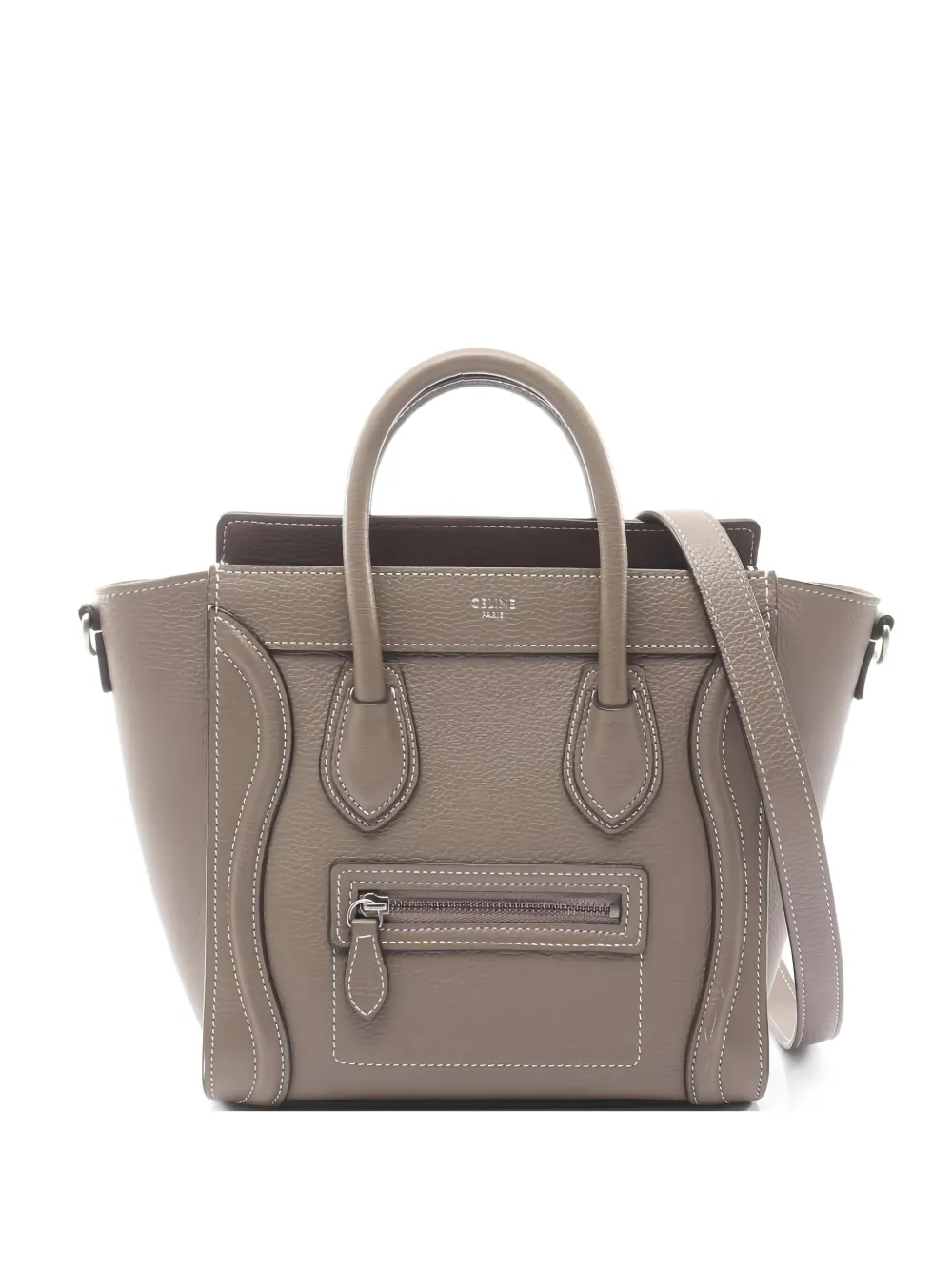 Celine Pre-Owned mini Luggage tote bag - Marrone