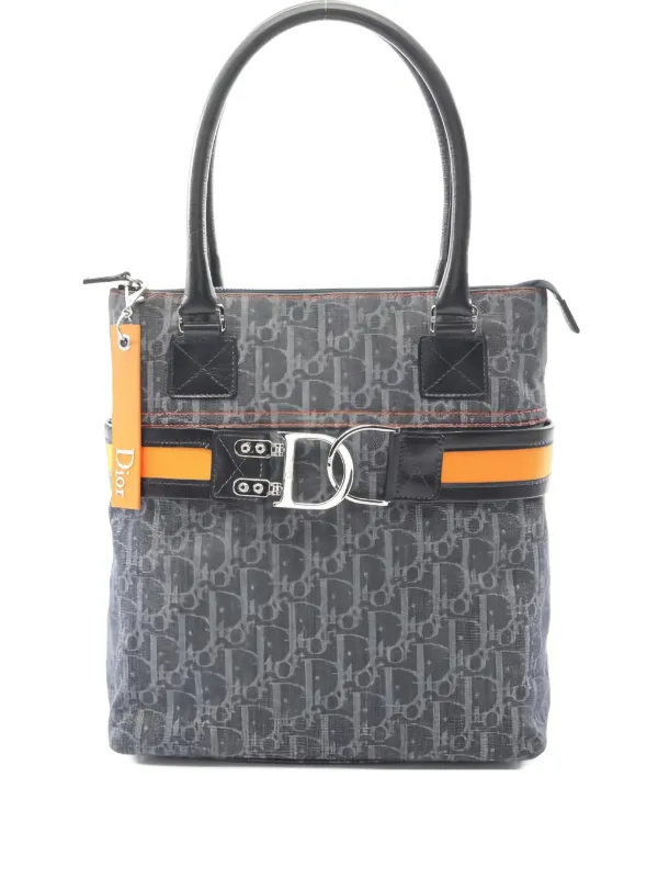 Christian Dior Pre-Owned Flight Line Trotter ハンドバッグ | ブルー