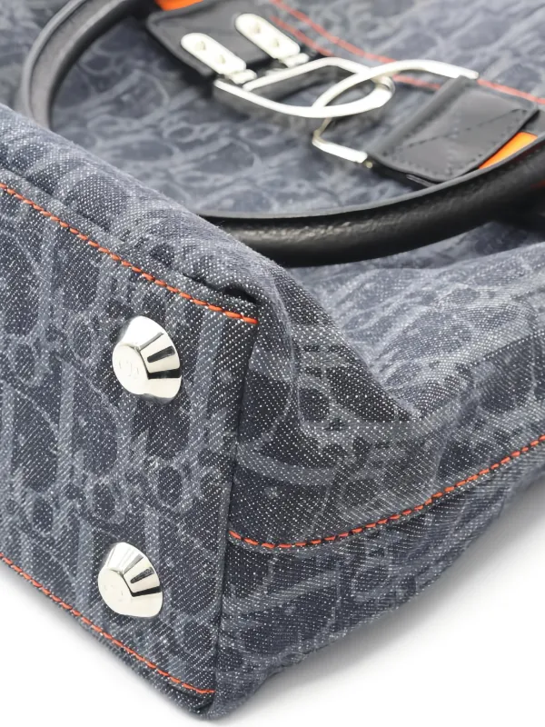 Christian Dior Pre-Owned Flight Line Trotter ハンドバッグ | ブルー