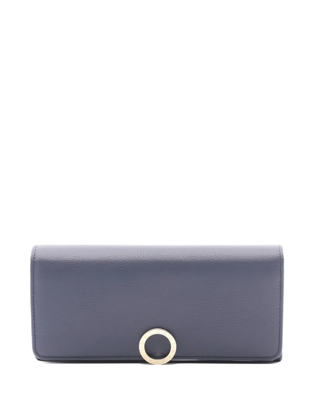 Bvlgari Pre-Owned bi-fold leather long wallet - Blu