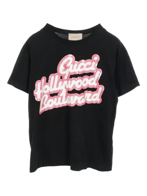 Gucci Pre-Owned 2010s Hollywood Boulevard sequinned T-shirt