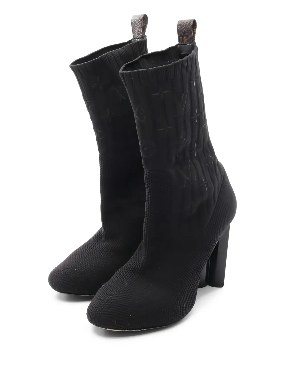 Louis Vuitton Pre-Owned 2000s Silhouette Stiefeletten - Schwarz