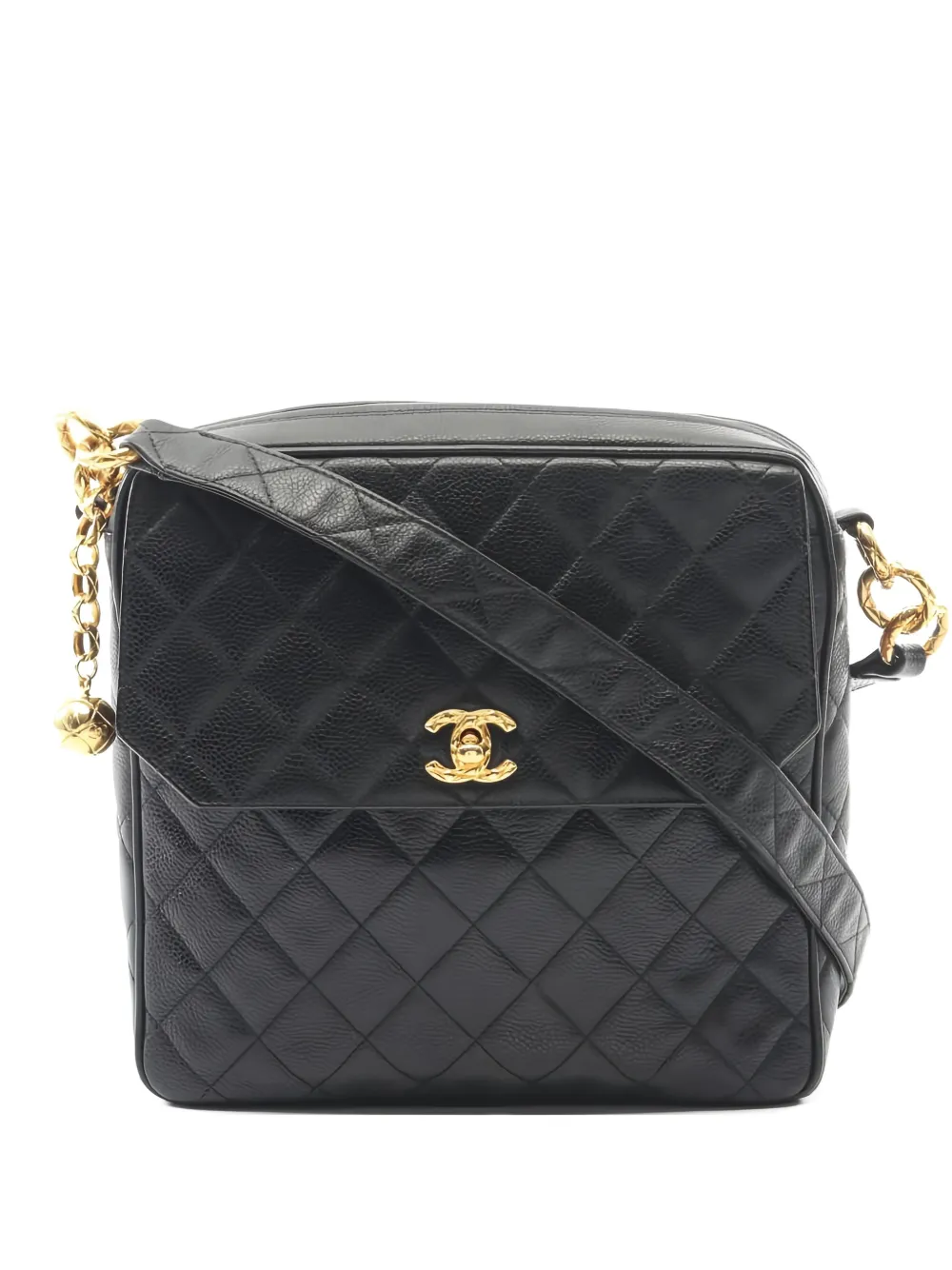 CHANEL Pre-Owned 1991-1994 matelasse quilted shoulder bag - Nero