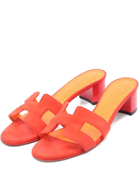 Hermès Pre-Owned 2000s Oasis H-motif sandals