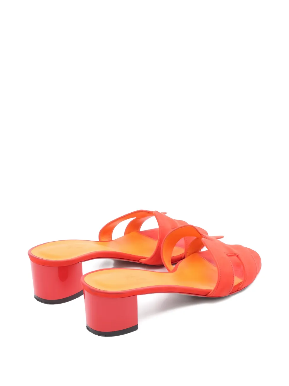  Hermès Pre-owned 2000s Oasis H-motif Sandals - Orange 