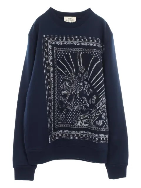 Hermès Pre-Owned 2010s Cheval Punk Bandana sweatshirt