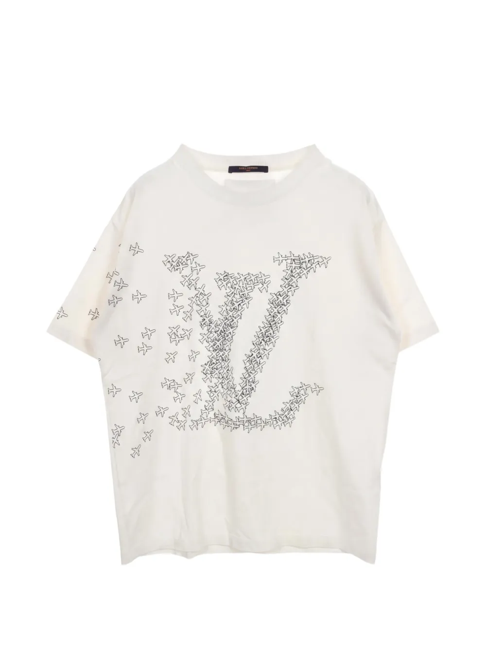 Louis Vuitton Pre-Owned T-shirt girocollo con stampa anni 2010 - Toni neutri