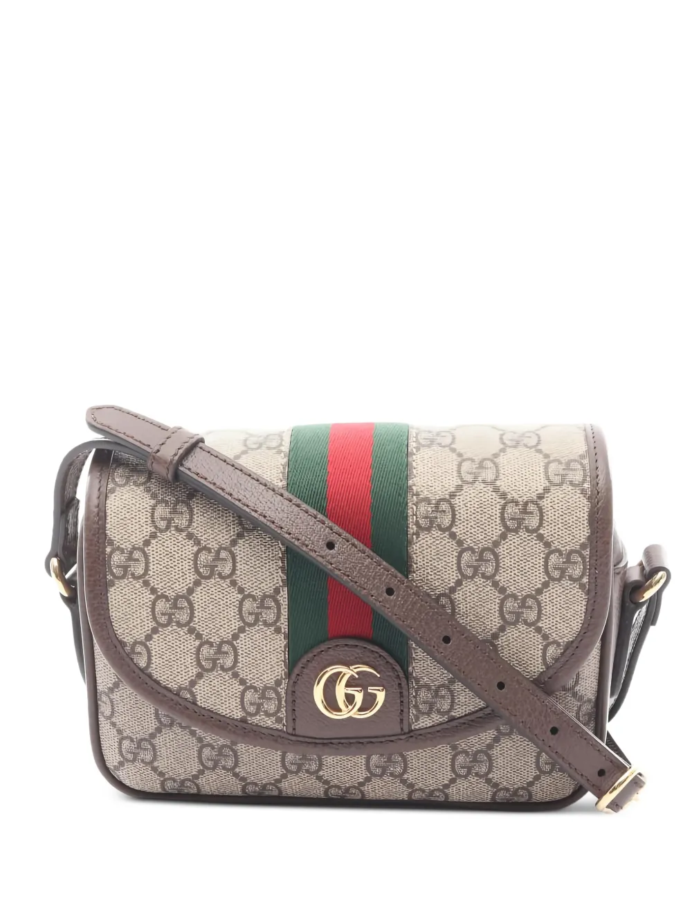 Gucci Pre-Owned 2020s GG Supreme shoulder bag - Neutrals