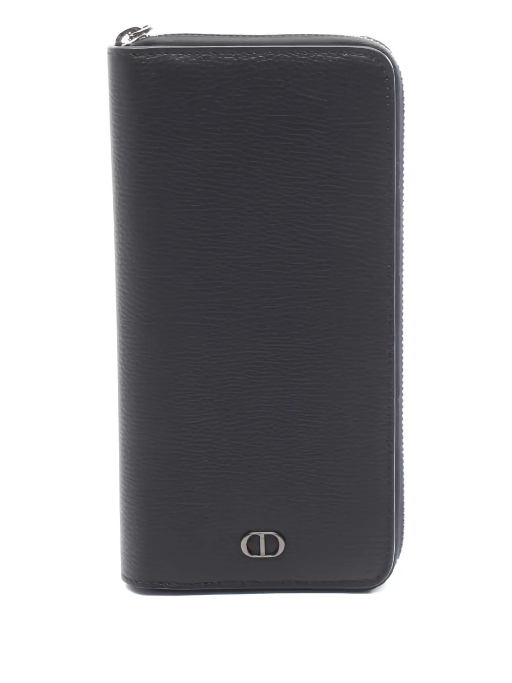 Christian Dior Pre-Owned 2020's vertical zip leather wallet - Grigio