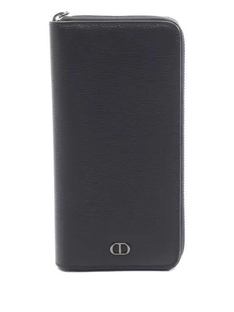 Christian Dior Pre-Owned 2020's vertical zip leather wallet