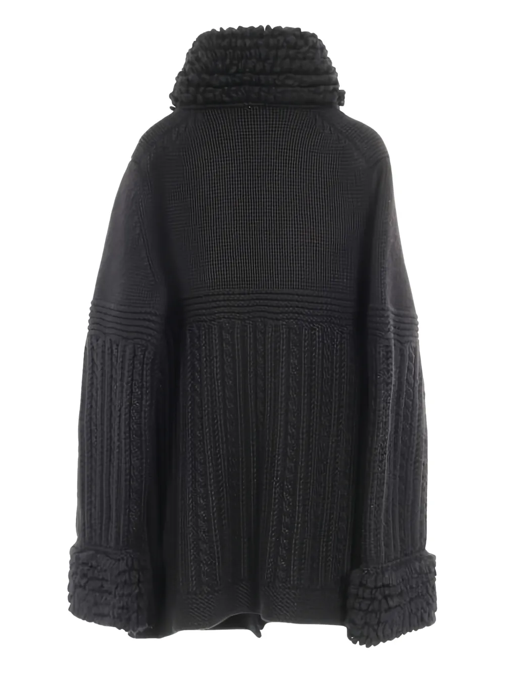 CHANEL Pre-Owned 1986-1988 toggle duffle coat - Zwart