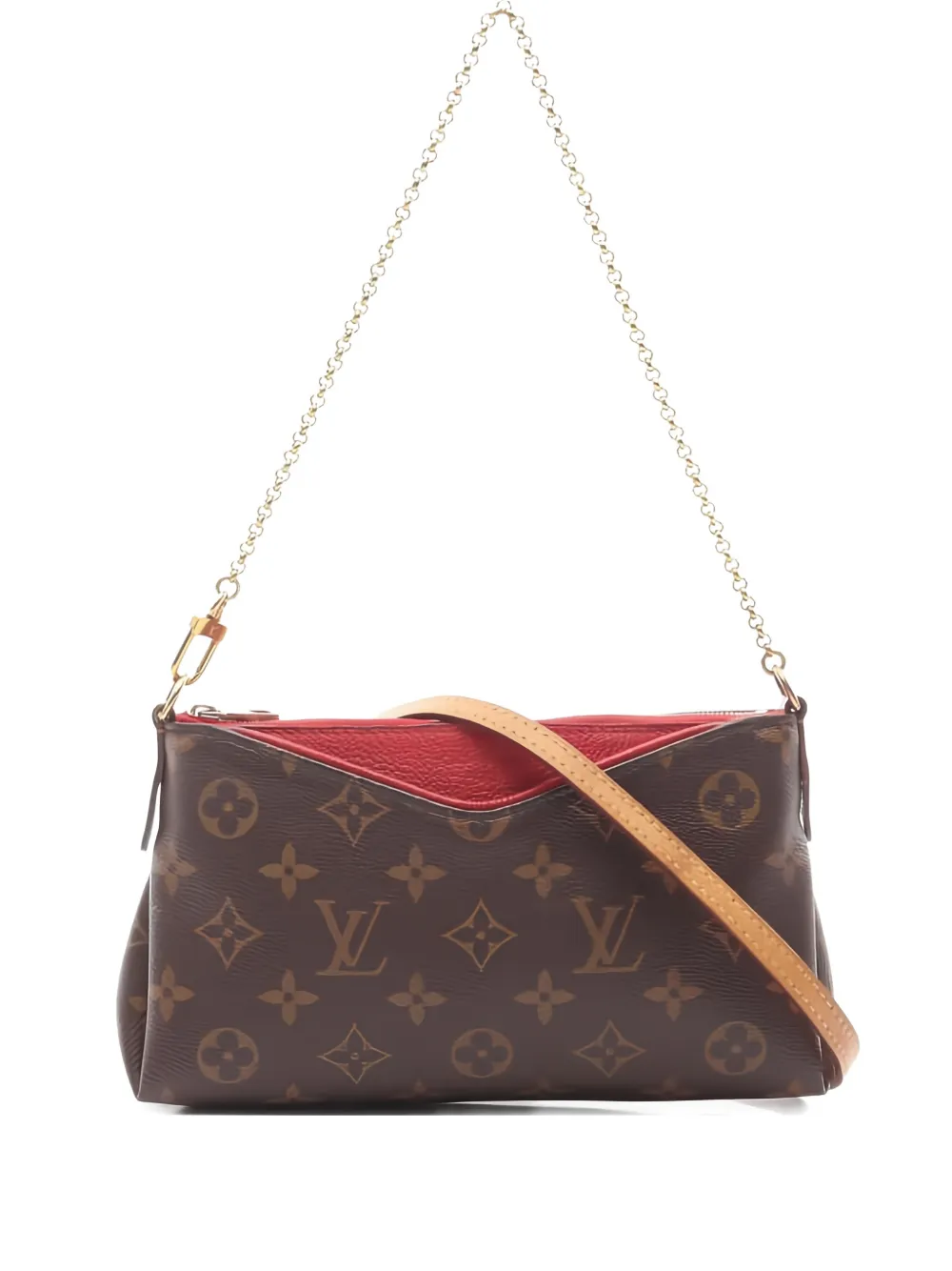 Louis Vuitton Pre-Owned Borsa a spalla Pallas con monogramma 2015 - Marrone